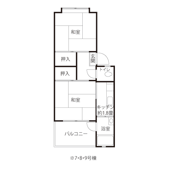 L0731タイプの間取り図