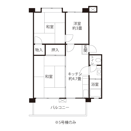 A0823タイプの間取り図