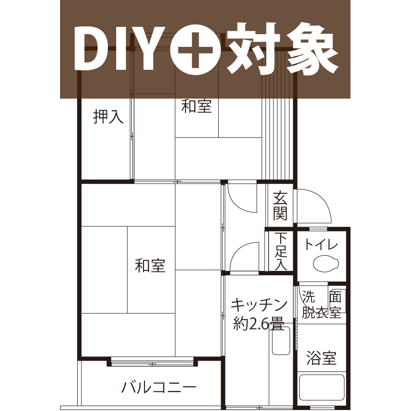 ｲ-20-510号室の間取り図サムネイル