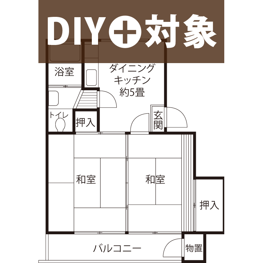 L0857タイプの間取り図