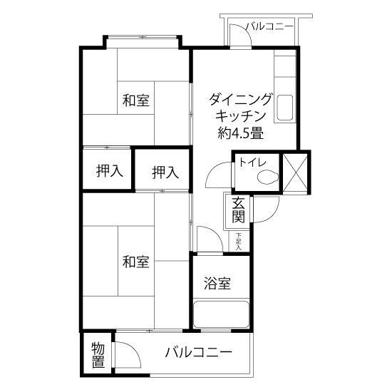 平尾 L0881 間取り図