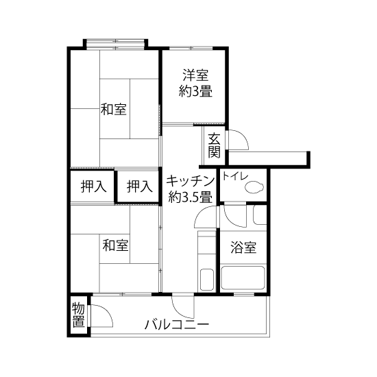 L0922タイプの間取り図