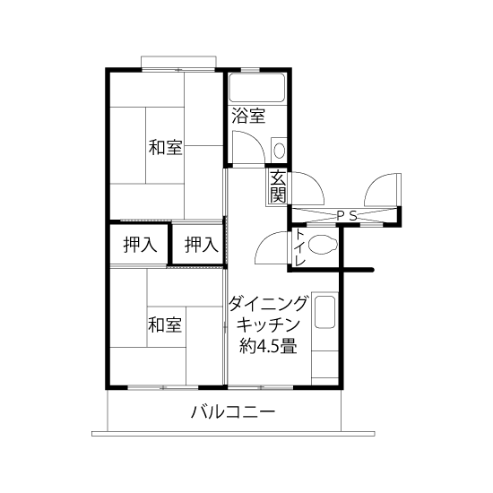 L1001タイプの間取り図