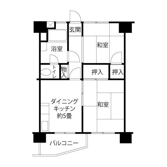 松枝 A1141 間取り図