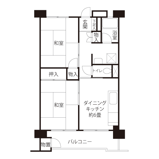 A1181タイプの間取り図