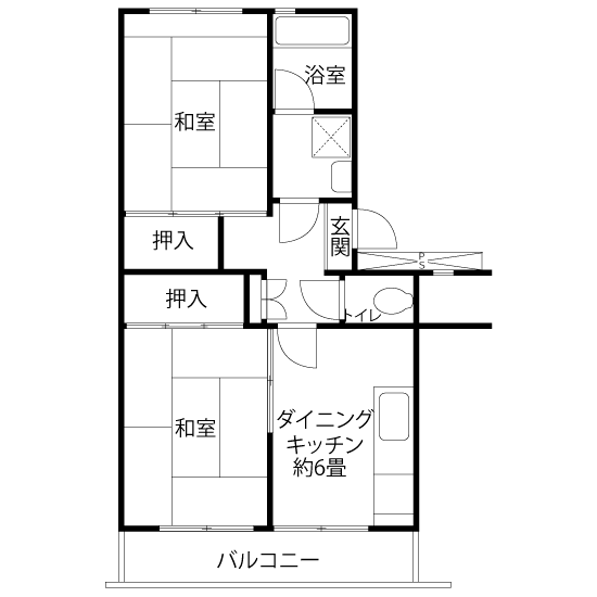 A1191タイプの間取り図