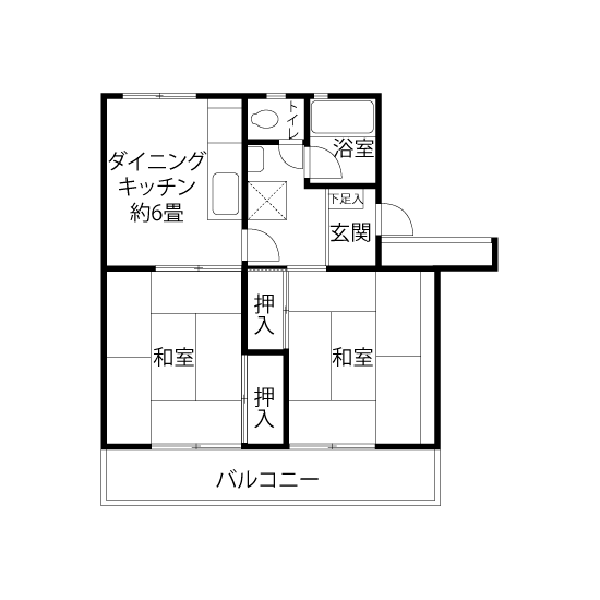 A1201タイプの間取り図