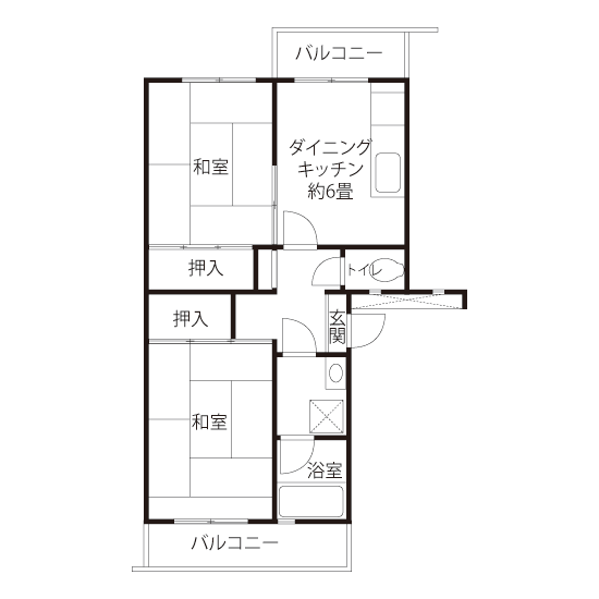17-503号室の間取り図サムネイル