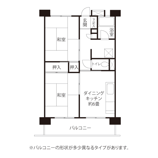 A1331タイプの間取り図
