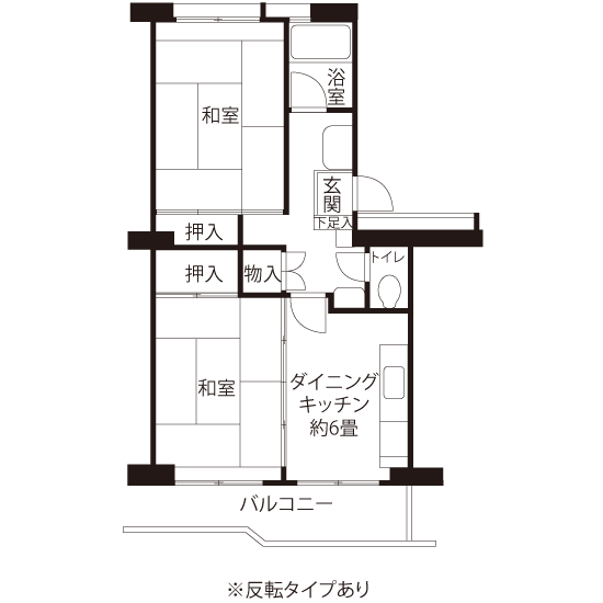 A1341タイプの間取り図