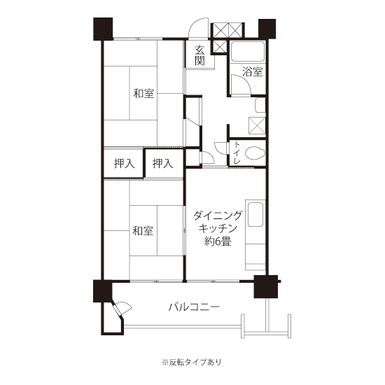 A1391タイプの間取り図