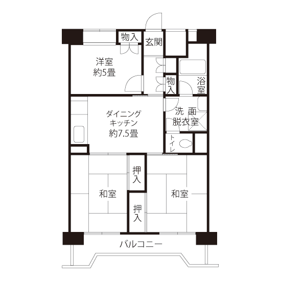 A1471タイプの間取り図
