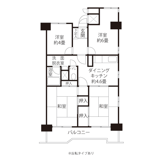 A1533タイプの間取り図