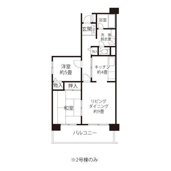 A1741タイプの間取り図