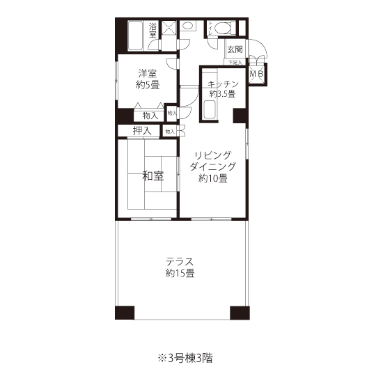 コーシャハイム愛宕四丁目 A1741 間取り図