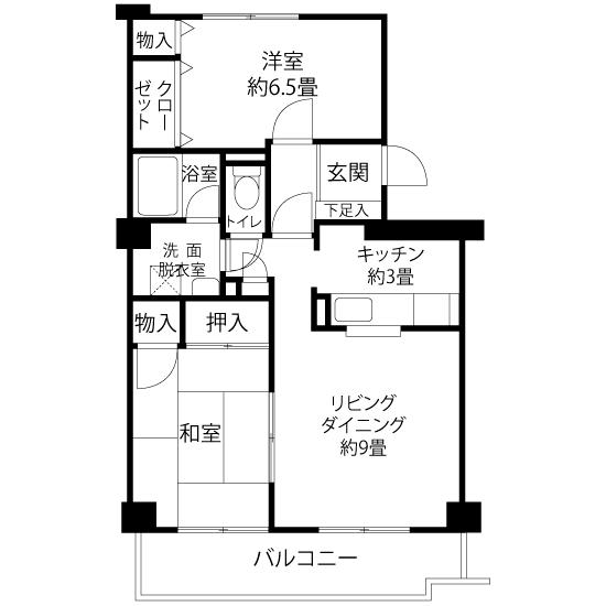 A1771タイプの間取り図