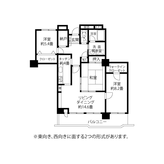 A5003タイプの間取り図