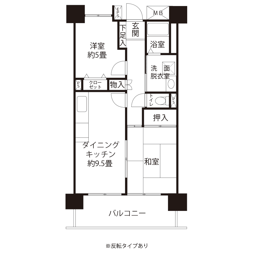 A8123タイプの間取り図