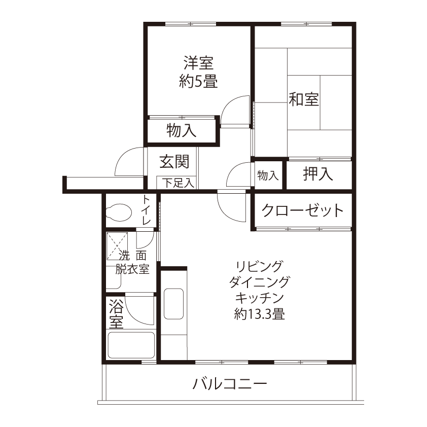 C1431タイプの間取り図