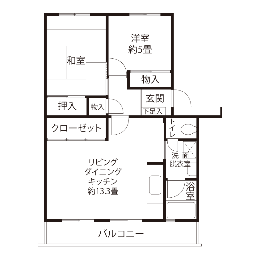 コーシャハイム南大沢 C1431 間取り図