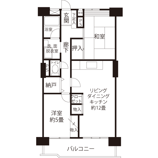 コーシャハイム大森東 C1461 間取り図