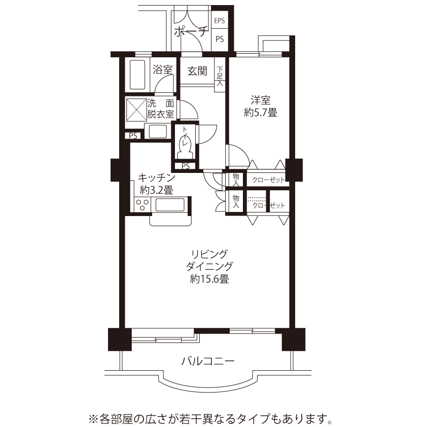 C5051タイプの間取り図