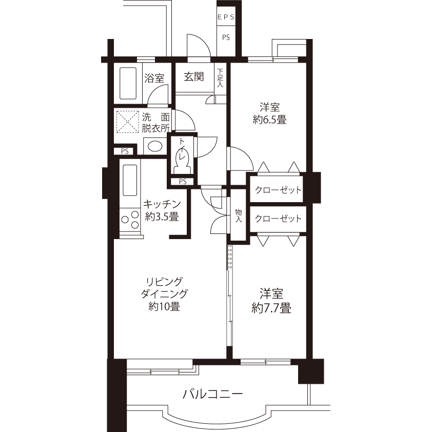トミンハイム玉川田園調布 C5054 間取り図