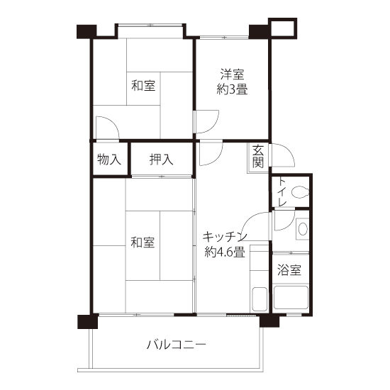 G0701タイプの間取り図
