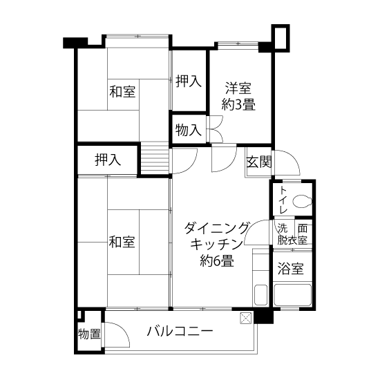 G0814タイプの間取り図
