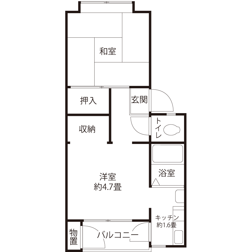 H0561タイプの間取り図