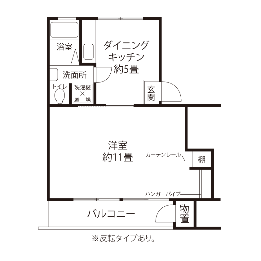 H0782タイプの間取り図
