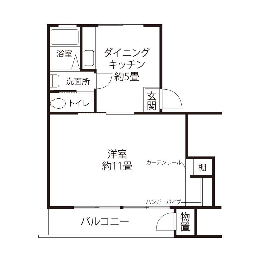 久米川駅東 H0782 間取り図