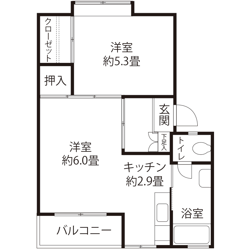 富士見町 H0831 間取り図