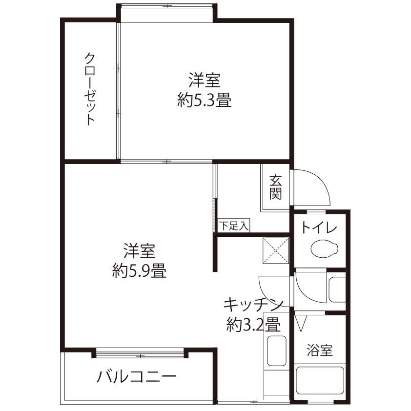 境川 H0841 間取り図