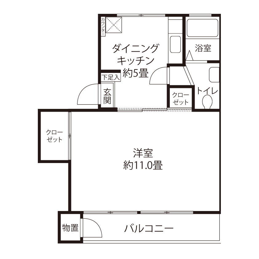 境川 H0842 間取り図