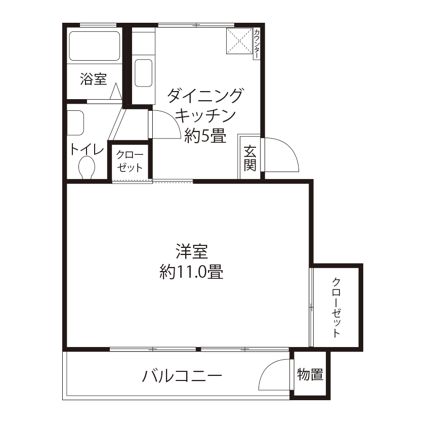 境川 H0842 間取り図