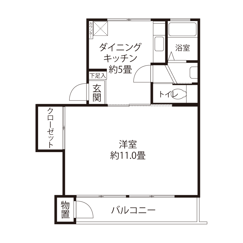 平尾 H0881 間取り図