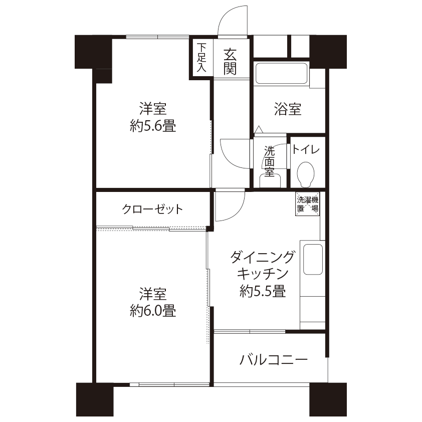 27-806号室の間取り図サムネイル