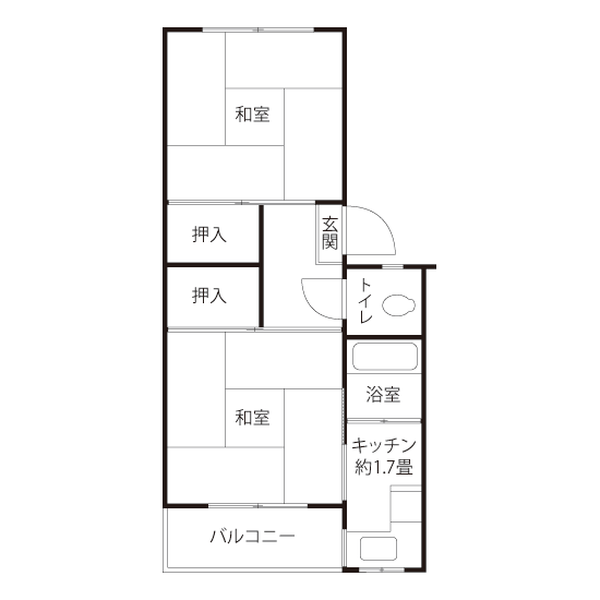 L0631タイプの間取り図