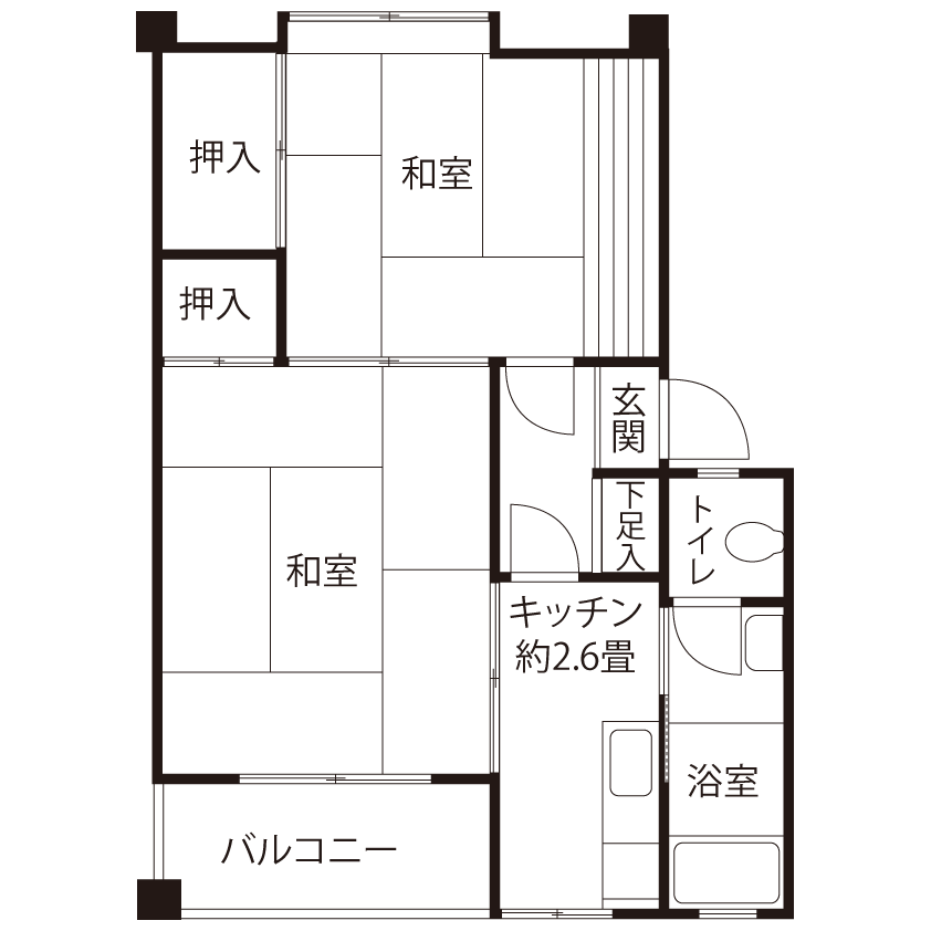 L0642タイプの間取り図