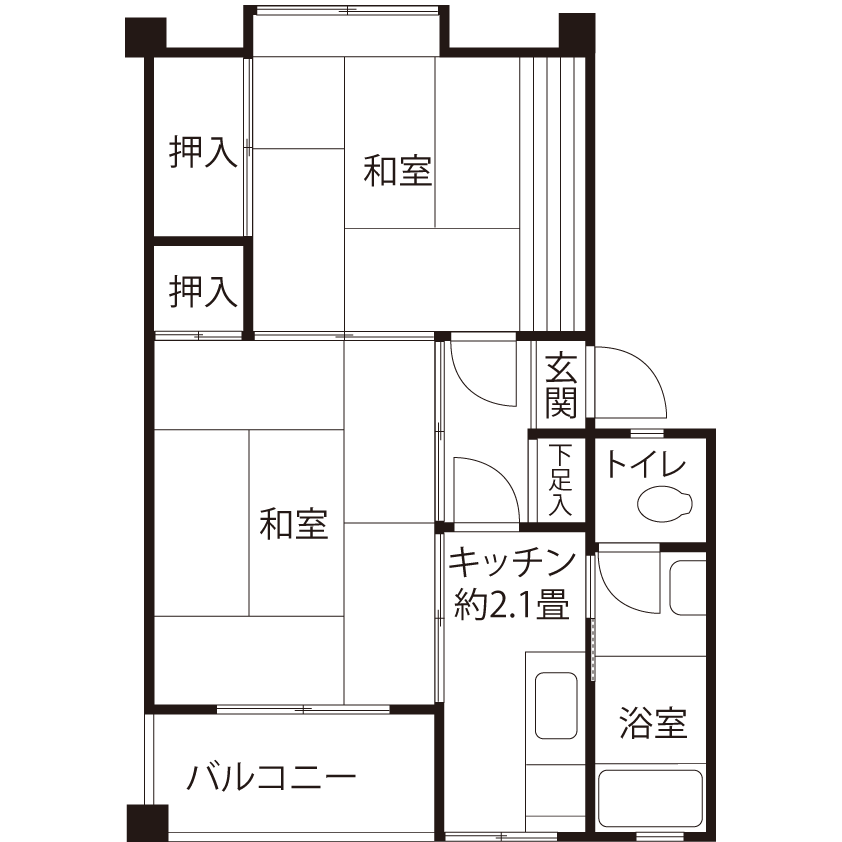 L0661タイプの間取り図