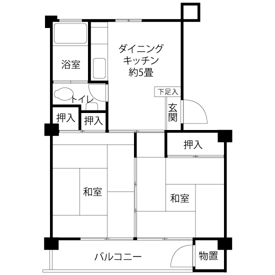 L0662タイプの間取り図