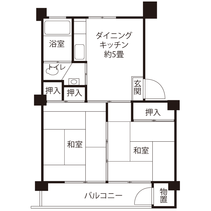 L0702タイプの間取り図