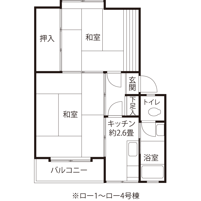 L0712タイプの間取り図