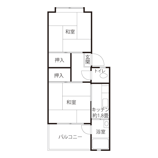 L0721タイプの間取り図