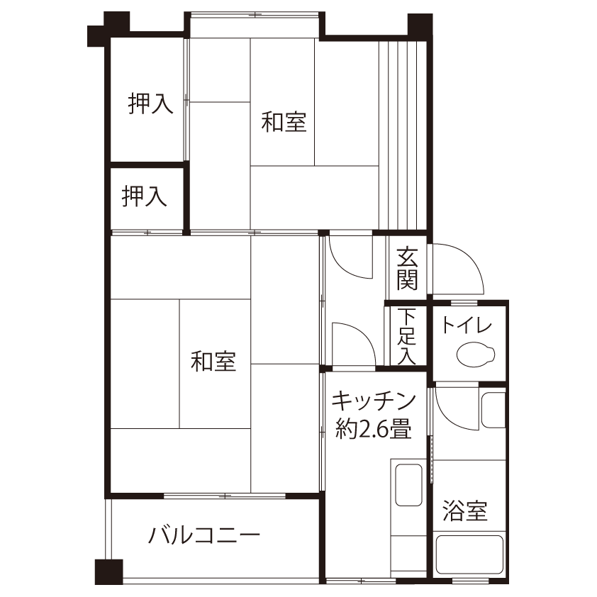 L0722タイプの間取り図