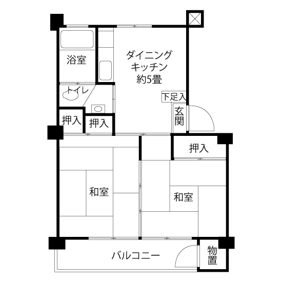 L0723タイプの間取り図