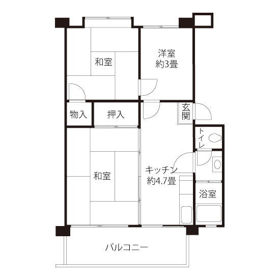 L0724タイプの間取り図