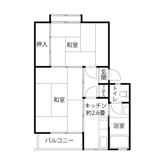 L0752タイプの間取り図