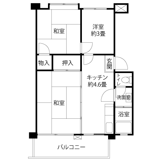 L0753タイプの間取り図